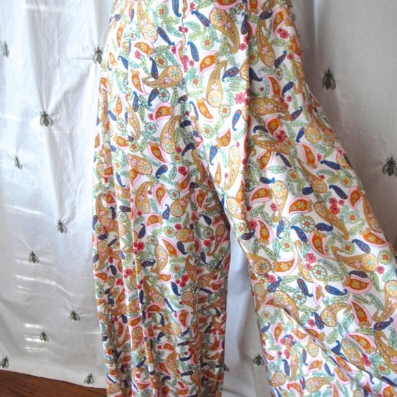 1970’s Vintage Pastel Paisley Jumpsuit- Bergdorf Goodman On The Plaza New York - Picture 5 of 5
